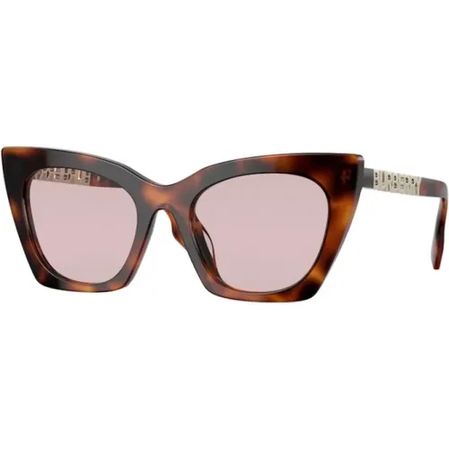 Stilvolle Sonnenbrille für Frauen , Damen, Größe: 52 MM - Burberry - Modalova
