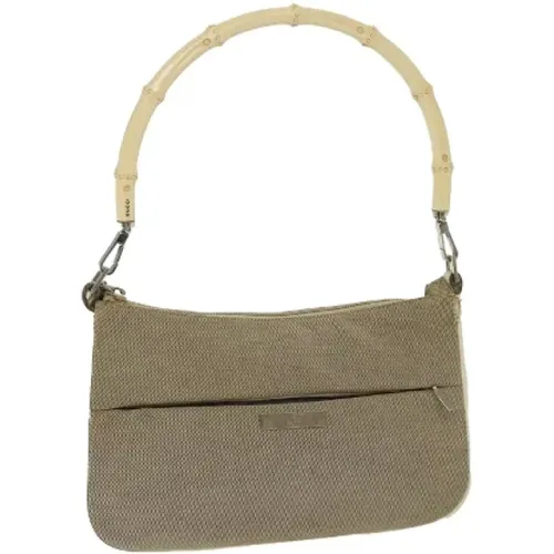 Pre-owned Canvas handbags , female, Sizes: ONE SIZE - Gucci Vintage - Modalova