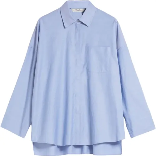 Oxford Cotton Shirt , female, Sizes: S - Max Mara - Modalova
