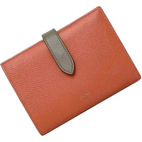 Pre-owned Leather wallets , female, Sizes: ONE SIZE - Celine Vintage - Modalova