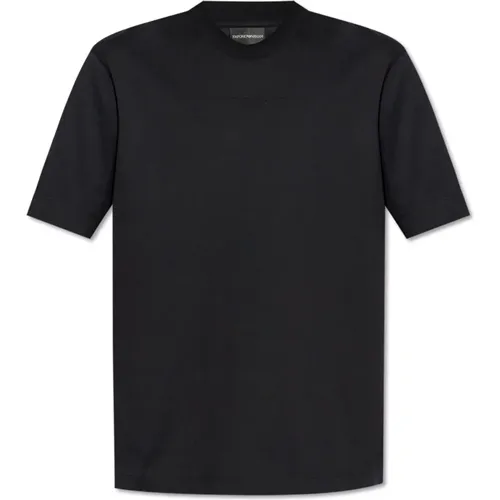 T-Shirt mit geprägtem Logo , Herren, Größe: 2XL - Emporio Armani - Modalova