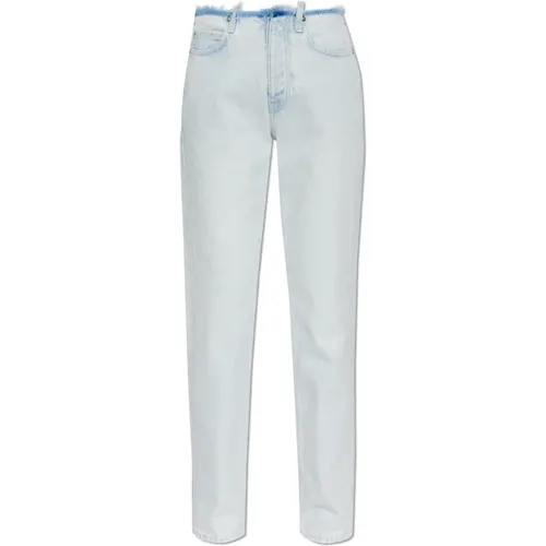 Jeans with a vintage effect , female, Sizes: M - Balenciaga - Modalova