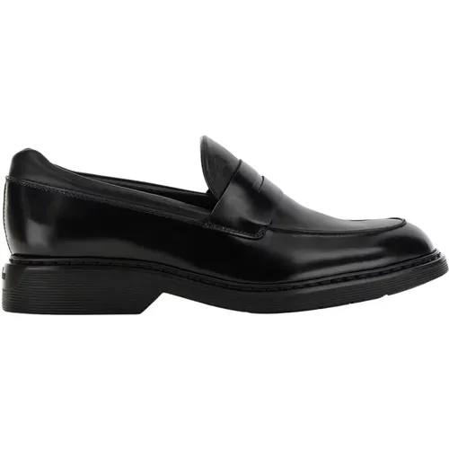Flat Loafers for Men , male, Sizes: 10 UK, 5 1/2 UK, 8 UK, 5 UK - Hogan - Modalova