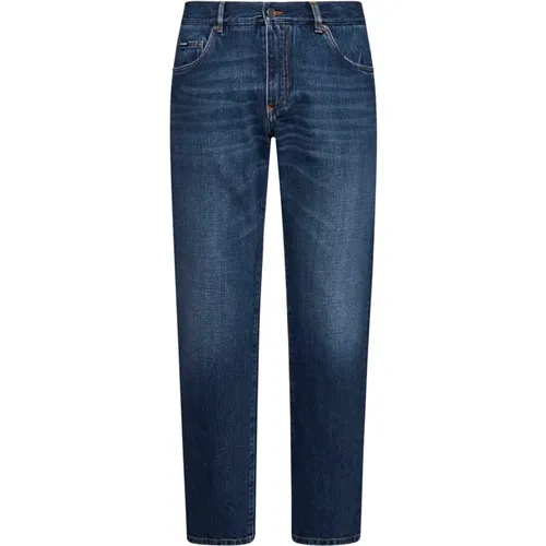 Slim Fit Jeans , Herren, Größe: M - Dolce & Gabbana - Modalova