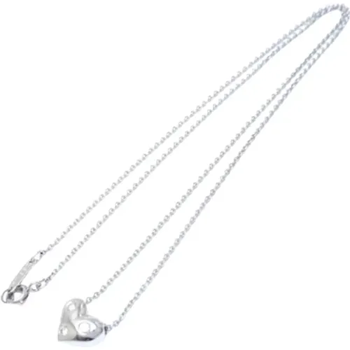 Pre-owned Platinum necklaces , female, Sizes: ONE SIZE - Tiffany & Co. Pre-owned - Modalova