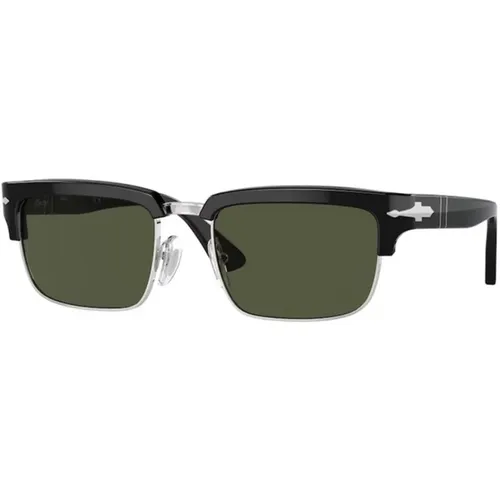 Frame Green Lens Sunglasses , unisex, Sizes: 56 MM - Persol - Modalova