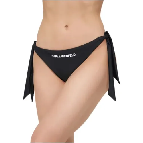 Damenbademode BOW Bikini Bottoms W/Logo , Damen, Größe: XS - Karl Lagerfeld - Modalova