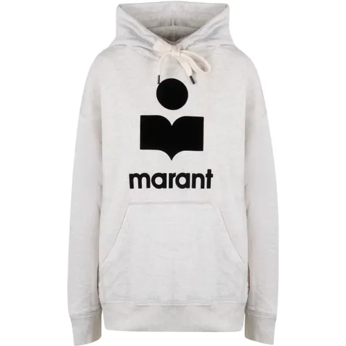 Ecru Felpa Sweatshirt , Damen, Größe: S - Isabel Marant Étoile - Modalova