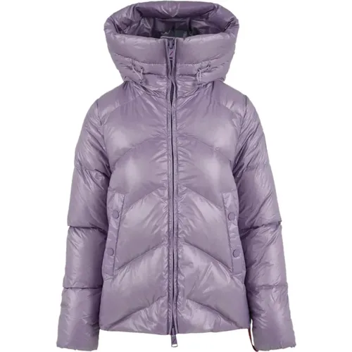 Coats with High Neck and Side Pockets , female, Sizes: XS, M, S - Afterlabel - Modalova