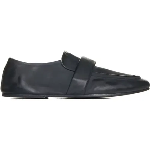 Leather Flat Shoes , male, Sizes: 8 1/2 UK - Marsell - Modalova
