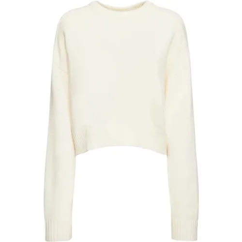 Ivory Oversized Pullover , Damen, Größe: M - Loulou Studio - Modalova