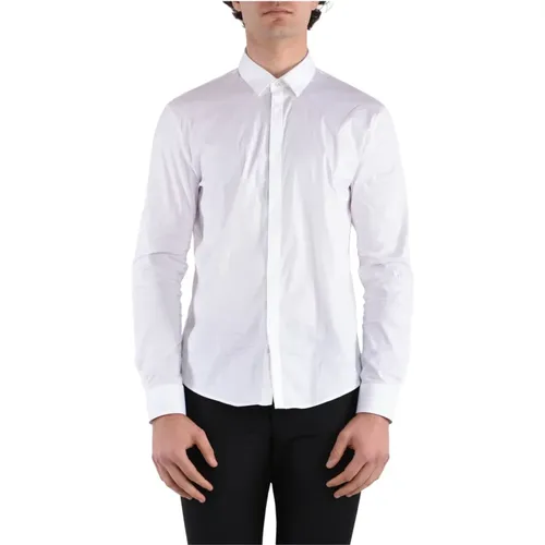Stretch Poplin Slim Fit Shirt , male, Sizes: L, 3XL - PATRIZIA PEPE - Modalova