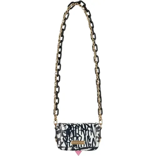 Bag with Black Drawings , female, Sizes: ONE SIZE - Chiara Ferragni Collection - Modalova