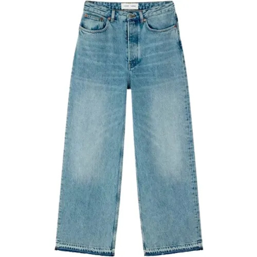 Weit geschnittene Jeans mit niedrigem Bund - Samsøe Samsøe - Modalova