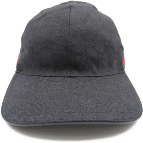 Pre-owned Canvas hats , female, Sizes: ONE SIZE - Gucci Vintage - Modalova