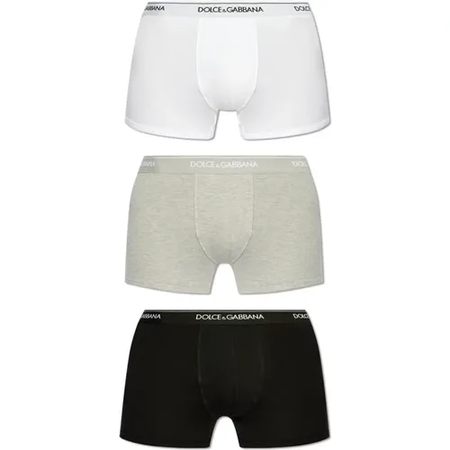 Three-pack of boxers , male, Sizes: M, S, XL, L - Dolce & Gabbana - Modalova