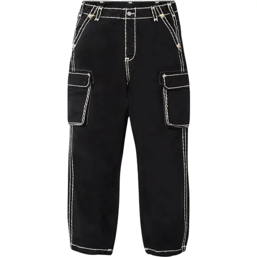 Limitierte Auflage Denim Cargo Pant Schwarz - Supreme - Modalova