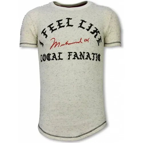 Ich Fühle Mich Wie Muhammad - Longfit T-Shirt - Lf-105/1B , Herren, Größe: XL - Local Fanatic - Modalova