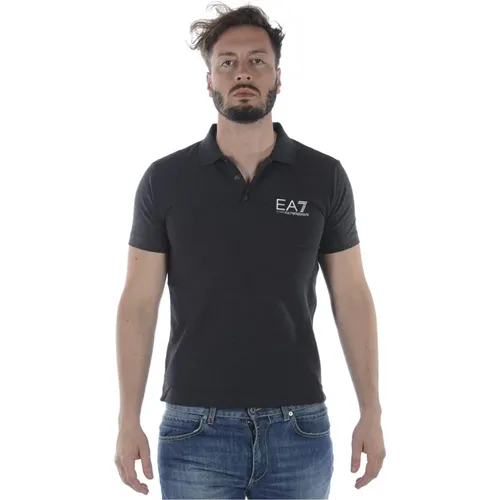 Polo Shirts , Herren, Größe: L - Emporio Armani EA7 - Modalova