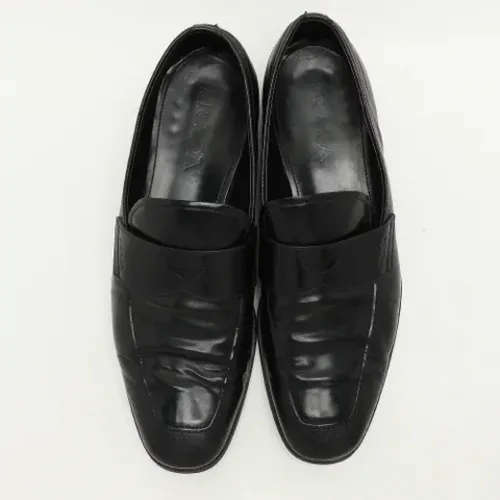 Pre-owned Leather flats , male, Sizes: 8 UK - Prada Vintage - Modalova