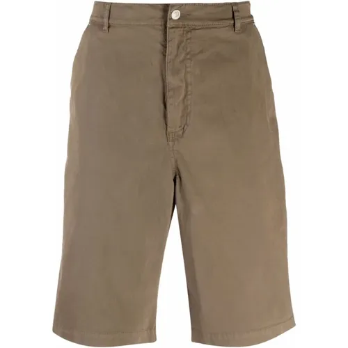 Cotton Elastane Bermuda Shorts , male, Sizes: W33 - Kenzo - Modalova