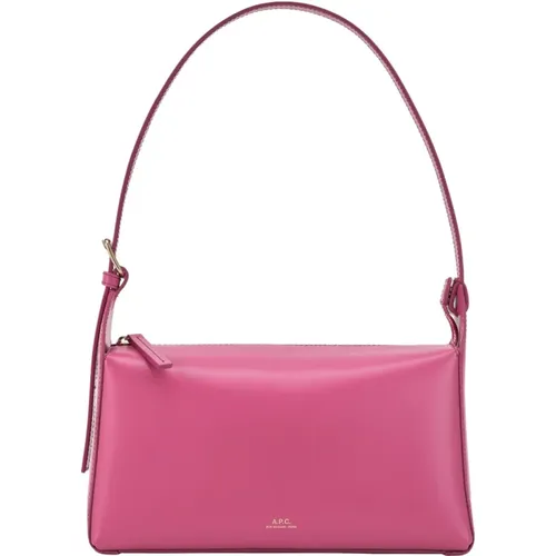 Fuchsia Miniature Logo Bags , female, Sizes: ONE SIZE - A.p.c. - Modalova