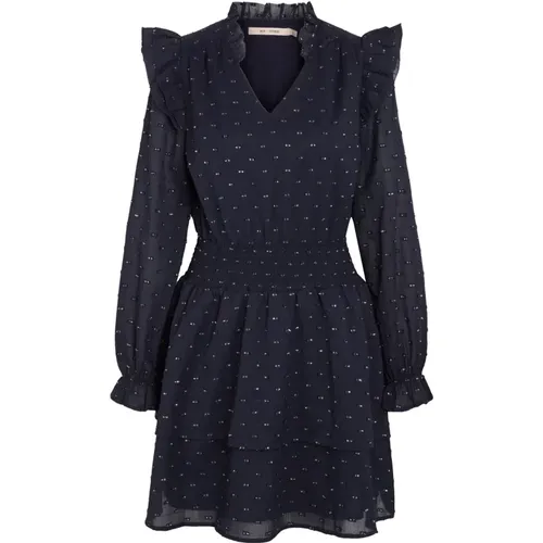 Feminines Audrey Kleid mit Smock-Details , Damen, Größe: 2XL - RUE de FEMME - Modalova