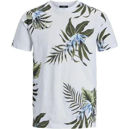 Blumenmuster Sommer T-Shirt - jack & jones - Modalova