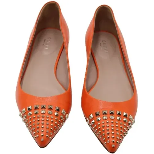 Pre-owned Leather Heels , female, Sizes: 3 UK - Gucci Vintage - Modalova