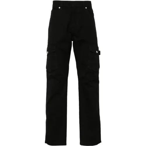 Schwarze Cargo Hose Balmain - Balmain - Modalova