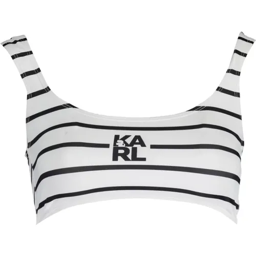 Triangle Bikini Top with Removable Padding , female, Sizes: XS, S - Karl Lagerfeld - Modalova