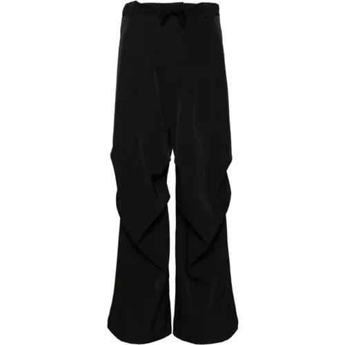 Schwarze Cargo Hose - MM6 Maison Margiela - Modalova