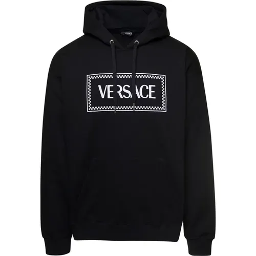 Vintage Logo Sweaters , male, Sizes: XL, S - Versace - Modalova