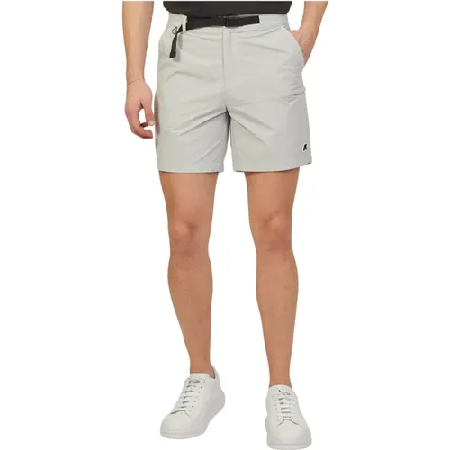 Grey Hiking Bermuda Shorts , male, Sizes: S - K-way - Modalova