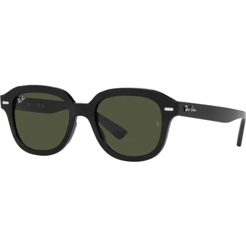 Klassische Schwarze Sonnenbrille Erik Rb4398 , unisex, Größe: 51 MM - Ray-Ban - Modalova