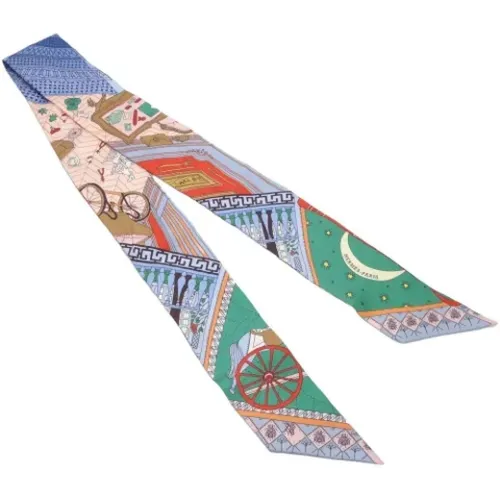 Pre-owned Silk scarves , female, Sizes: ONE SIZE - Hermès Vintage - Modalova