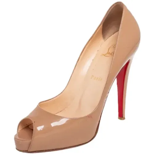 Pre-owned Leather heels , female, Sizes: 6 UK - Christian Louboutin Pre-owned - Modalova