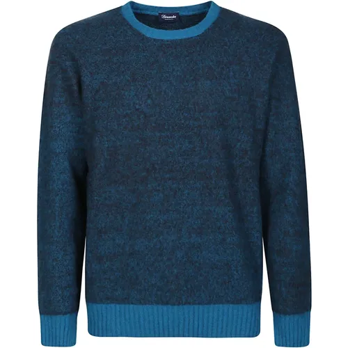 Round Neck Sweater , male, Sizes: L, M - Drumohr - Modalova