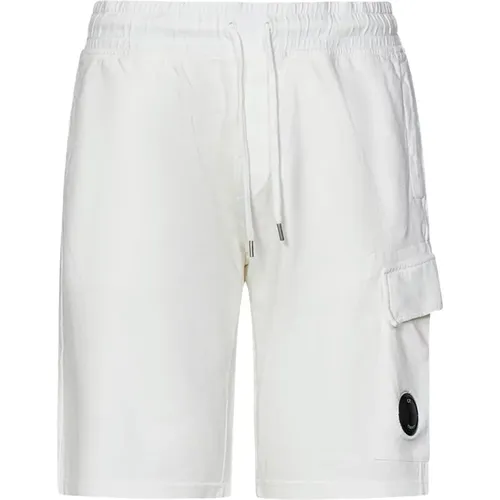 Shorts with Elasticated Waistband and Cargo Pocket , male, Sizes: L - C.P. Company - Modalova