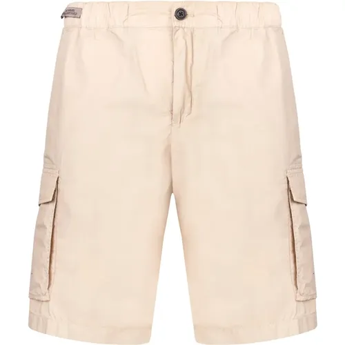 Sabbia Cotton Bermuda Shorts , male, Sizes: S, L, M, XL, 2XL - PAUL & SHARK - Modalova
