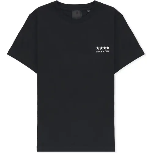 Schwarzes Junior Logo Print T-Shirt - Givenchy - Modalova