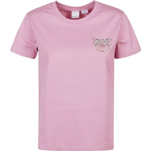 Fumo Orchidea Nambrone T-Shirt,T-Shirts,Limousine Nambrone T-Shirt,Nembo Nambrone Logo T-Shirt Jersey - pinko - Modalova