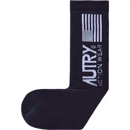 High-Quality Socks , male, Sizes: L, S - Autry - Modalova