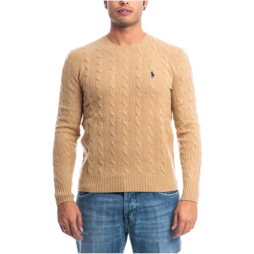 Luxurious Cashmere Crewneck Sweater , male, Sizes: L - Polo Ralph Lauren - Modalova