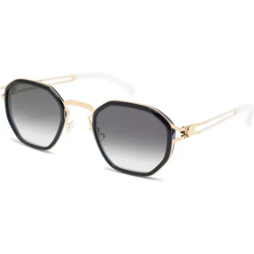 Gold Sunglasses for Everyday Use , unisex, Sizes: 49 MM - Mykita - Modalova