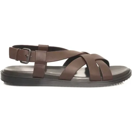 Zeitlose Eleganz Geflochtene Ledersandalen , Herren, Größe: 44 EU - Cerruti 1881 - Modalova