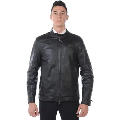 Leather Jackets , Herren, Größe: XL - Daniele Alessandrini - Modalova
