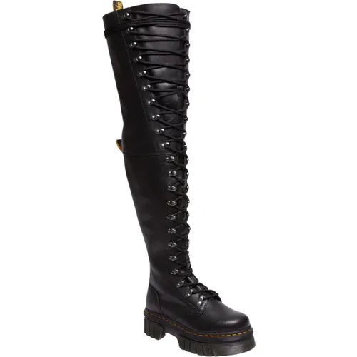 Xtrm Lace Schwarze Lederstiefel , Herren, Größe: 37 EU - Dr. Martens - Modalova