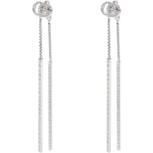 Pre-owned White Gold earrings , female, Sizes: ONE SIZE - Gucci Vintage - Modalova