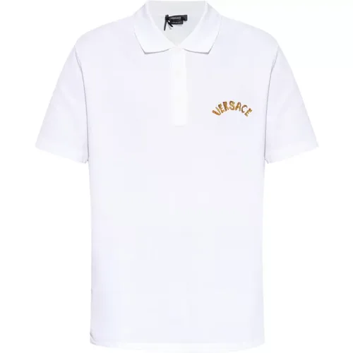 Baumwoll-Poloshirt Versace - Versace - Modalova